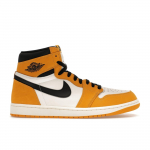 Air Jordan 1 Retro High OG Geltonos ochros Unisex sportbačiai Juodi Sail DZ5485-701 47.5