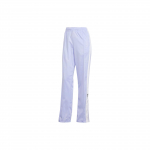 Adidas Originals Adicolor serijos dryžuotos patchwork kelnės su &scaron;oninėmis spaudėmis Moteri&scaron;kos kelnės Pastelinės alyvinės IP0625 M