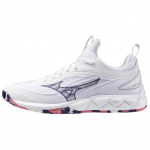 Mizuno Wave Luminous 3 Baltos Violetinės Indigo Moteri&scaron;ki Sportbačiai Camellia-Rose V1GC242020 36.5
