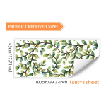 Xc8708-Kl Augalų Ratanas Saulės Spalvingas Langų Lipdukas Namų Dekoracija Sienų Lipdukas Statinis Lipdukas Nuimamas