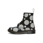 Dr. Martens 1460 Odiniai Blizgūs Spausdinti Trumpi Aulinukai iki Pusės Blauzdos Moteri&scaron;ki Batai Juodi 26876009 36