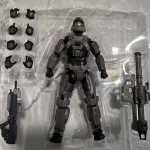 Sąnarių Master Chief PVC Veiksmo Figūrėlė Kolekcionuojamas Modelis Žaislas 18cm no box