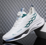 Stilingi vyri&scaron;ki sportbačiai Kokybi&scaron;ki vyri&scaron;ki laisvalaikio batai Patogūs, atsparūs dėvėjimuisi, susitraukiantys rai&scaron;teliai Vyri&scaron;ki bėgimo batai Zapatos Para Hombres 39 balta
