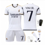 Real Madrid Vinicius Vaikų Futbolo Mar&scaron;kinėliai, Balti, Poliesterio Jaunimo 100-110 CM
