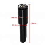 Aliuminio lydinio plunksna prie Ahead dviračio vairo koto pakėlimo adapteris 22,2 mm / 20,8 mm iki 28,6 mm 1 1/8 colio dviračio priedai