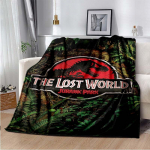 Jurassic Park 3D Printed Art Fleece antklodė lovoms žygiams i&scaron;kylai Stora antklodė Madinga lovatiesė, vilnos antklodė 150x200cm