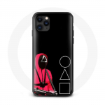 Coque Iphone 13 Squid Game among triangle - Maniacase