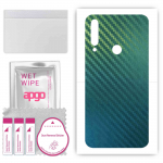 apgo Protective Skin Sticker for the back compatible with Honor 9X, Wrap Film, Foil, Vinyl - Pattern Carbon Chameleon CAKA1