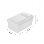 Prieskonių laikymo dėžutė Virtuvė Stalinis kompiuteris Prieskonių stiklainis Spintelės Stalčiai Organizatorius Drėgmei atspari sandarinimo dėžutė prieskoniams arbatos indelis Single lid