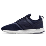 New Balance Nb 247 Retro Tinklelio Audinio Sintetinės Odos Žemi Kasdieniai Bėgimo Batai Moteri&scaron;ki Kedai Laivyno WRL247EA 36