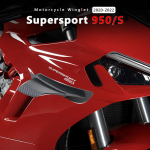 Motociklo sparnų aerodinaminis sparnų komplektas, skirtas Ducati Supersport 950S 2022 950 2017- Panigale 1199 1299 Matte Carbon Look