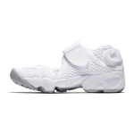 Nike Air Rift Patogus ir madingas kvėpuojantis sandalas Baltas Vaikams 322359-111 35