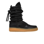Moterų sportbačiai Nike SF Air Force 1 High Juodi su guminiu padu (Moteri&scaron;kas) Juoda/Juoda-Guma Vidutini&scaron;kai ruda 36.5 black