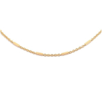 Les Tr&eacute;sors De Lily [L4583] - Collier Plaqu&eacute; Or 'Chor&eacute;graphie' dor&eacute; - 40 cm 1 mm