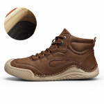 Rankomis susiuvami odiniai vyri&scaron;ki batai Natūralios odos laisvalaikio odiniai batai Vyri&scaron;ki kulk&scaron;nies batai 46 chaki