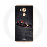 Coque pour Huawei Mate 8 Formule 1 Max Verstappen F1 noir rouge et jaune
