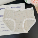 Moteri&scaron;kos kelnaitės Mielos margintos me&scaron;kos apatinis trikotažas, besiūlės plonos kelnaitės One Size