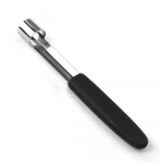 1 vnt Apple Corer nerūdijančio plieno paprastas plieninis susuktas sėjamasis Apple Corer Planter virtuvės įtaisas Easy Twist virtuvės įrankis rožinė