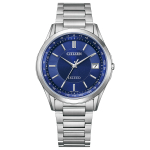 [Citizen] Exceed Pair Watch Radio Solar Date, vandeniui atsparus paprastas mėlynas CB1110-61L vyri&scaron;kas sidabrinis sidabras