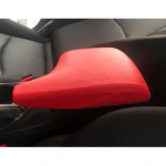 For Mazda 3 Axela 2014 2015 2016 2017 2018 Microfiber Leather Interior Center Armrest Box Protection Cover accessories LHD only raudona
