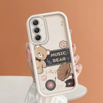 Mink&scaron;tas silikoninis kvadratinių kopėčių spausdinimo ra&scaron;tų telefono korpusas, pilnas dangtis, fotoaparatas, atsparus smūgiams, guminis dėklas, skirtas Samsung Samsung M30S balta