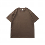 Premium Heavy Japanese Pure Cotton Solid Color Short Sleeve T-Shirt - Redevelopable DTH05