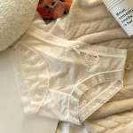 Moteri&scaron;ki besiūliai apatiniai &bdquo;Hipster No Show Invisible Ice Silk Stretch&ldquo; apatiniai kelnaitės Bikini apatiniai kelnaitės M