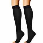 Thigh High Medical Compression Stockings for Varicose Veins Multifunctional open toe pressure socks calf socks S or M