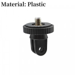 1/4 colio sraigtinis trikojo adapteris 360&deg; besisukantis laikiklis Go Pro Hero 12 11 10 9 8 Insta-360 One X4 X3 X2 kameros priedams
