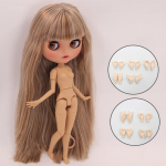 ICY DBS Blyth Lėlė Pa&scaron;iaupta Lūpa Įdegusios Odos Matinis Veidas &Scaron;arnyrinis Kūnas 1/6 BJD OOAK Ob24 Anime Mergaitė
