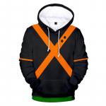 Mano herojaus akademija Midorija Izuku Visagalis Cosplay kostiumas Mokyklinė uniforma Boku No Hero Academia 3D spaudas Vyri&scaron;ki džemperiai XL