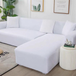 Universalus Elastingas Sofa Klojinių Užvalkalas - Vienspalvis, Atsparus Įbrėžimams, Apsauga keturiems sezonams Chaise Lounge klojiniams 3-Seater (190-230cm)