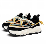 Gatvės stiliaus sportbačiai Vyri&scaron;ki Nauji sportiniai krep&scaron;inio bėgimo bateliai vyrams Laisvalaikio vaik&scaron;čiojimo sportbačiai Platforminiai punk batai sportiniai bateliai moterims 44 juoda