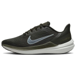 Nike Air Winflo 9 Sequoia Cargo Khaki Vyri&scaron;ki sportbačiai Juodi Aligatoriaus Ledo Mėlynumo DD6203-300 44