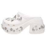 Simone Rocha x Crocs Siren Mediniai klumpės tipo batai Balti Unisex sportbačiai 210142-0WV 43-44