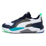 Puma X-Ray Audinio Tinklelio Sintetinės Odos Dvisluoksnės Karvės Odos Patogūs Universalūs Žemakulniai Gyvenimo Būdo Laisvalaikio Batai Unisex Sportbačiai Mėlyni Žali 372602-30 36