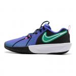 Nike GT. Pjaukite 3 Patogūs Sportiniai Smūgius Absorbuojantys Patvarūs Vidutinio Auk&scaron;čio Vaikų Krep&scaron;inio Batai Vaikų Krep&scaron;inio Batai Juodi Indigo Žali FD7033-500 38.5