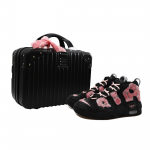 Nike Air More Uptempo Auk&scaron;takulniai Vintažiniai Krep&scaron;inio Batai Moteri&scaron;ki Juodi Rožiniai DM0017-001(Team69-SBOX) 36