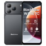 Blackview WAVE 7C 4G AI i&scaron;manusis telefonas 16GB+128GB 6.56 Android 16 5000mAh Mobilusis telefonas 4+64 juoda