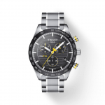 Tissot Nerūdijančio plieno juodas ciferblatas Vyri&scaron;kas madingas laikrodis T100.417.11.051.00 juoda