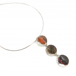 Les Tr&eacute;sors De Lily [E3419] - Collier Argent 'Cleopatra' Ambre