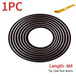 SEAMETAL automobilio lango sandariklio juostelė V formos automobilio &scaron;oninio lango sandarinimo juostelė Auto guminis &scaron;oninio lango užpildas triuk&scaron;mo izoliacinis sandariklis 4M