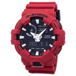 Casio G-Shock analoginis skaitmeninis 200M GA-700-4A GA700-4A vyri&scaron;kas laikrodis raudona