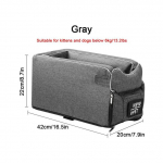 &Scaron;unų automobilinė kėdutė, saugos ma&scaron;ina Centrinė kačių &scaron;unų lova Ne&scaron;iojama &scaron;unų ne&scaron;yklė mažiems &scaron;unims katėms Lauko kelionėms &Scaron;unų automobilių kelionių priedai 42x22x20 CM