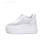 fujin 9cm platforma plei&scaron;tiniai batai sportbačiai pompos baltos platformos oro tinklelis tu&scaron;čiaviduriai pompos batai moteri&scaron;ki zapatos de mujer 38