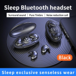 VAOLRO Sleep Headset Painless Wear Bluetooth 5.3 HiFi stereo muzikinės ausinės su HD mikrofonu mini ant ausinių uždedamos ausinės visiems i&scaron;maniesiems telefonams