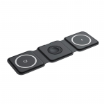15W 3 in 1 Magnetic Wireless Charger Pad Stand for iPhone 12 13 14 Pro Max Airpods iWatch Fast Wireless Charging Dock Station