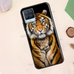 Animal Tiger Art telefono dėklas, skirtas iPhone Samsung Galaxy Redmi Xiaomi Oppo OnePlus Note SA 7 8 9 10 11 12 13 14 20 21 22 23 53 54 Pro Max Plus Ultra iPhone 6 or 6S