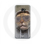 Coque pour Samsung Galaxy A5 2017 Chat avec une capuche photo drole Animaux
