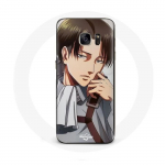 Coque pour Samsung Galaxy S6 Edge Attaque des Titans Levi Ackerman Manga